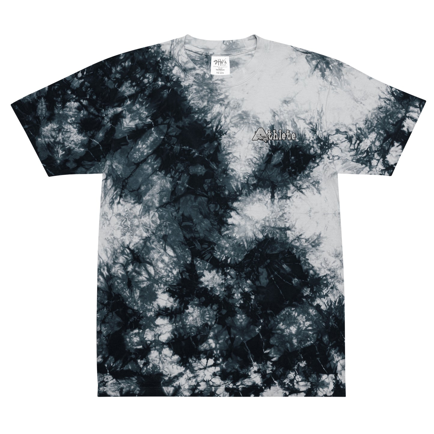 Athlete EMB Oversized tie-dye t-shirt