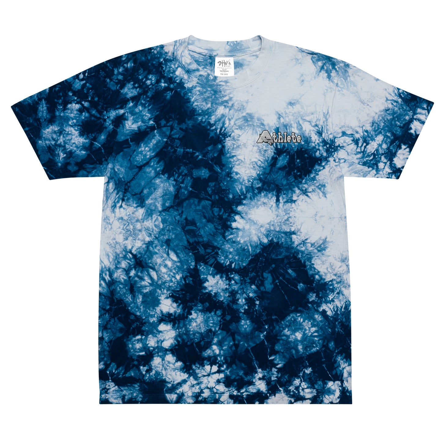 Athlete EMB Oversized tie-dye t-shirt